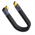 thumbnail image 5 of Cable USB 4 Acodado Corto de 13,5 cm, Tipo C, 40 Gbps, PD240W, Cable de Carga, 5 of 5