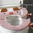 thumbnail image 3 of Qholemyo Toilet Seat Household Embroidery Sitting Washer Toilet Seat Cover Cute Washer Toilet Seat Toilet Seat Soft Cushion, 3 of 5