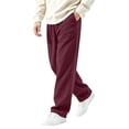 thumbnail image 5 of JTSRKL Corduroy Textured Pants for Men Wide Leg Baggy Elastic Waist Pockets Lightweight Bottoms Casual Bottoms Relaxed Fit Trousers, 5 of 6