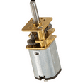 thumbnail image 3 of 2X Modèle JA12-N20 DC 12V 100RPM Couple Mini Moteur Argent+or, 3 of 3