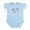 Sky Blue, variant on CafePress - Mom, Dad, & Liamosaurus Infant Bodysuit - Baby Light Bodysuit, Size Newborn - 24 Months