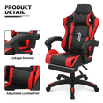 thumbnail image 4 of MoNiBloom Gaming Office Chair, Ergonomic High Back Gaming Chair with Headrest and Lumbar Support, Ergonomic Swivel Chair, Red (Standard Seat), 4 of 12