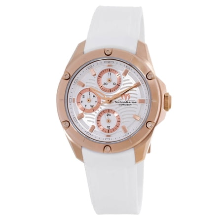 TechnoMarine Oceanico Quartz White Dial Ladies Watch TM-325007