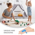 thumbnail image 4 of MOVTOTOP 2Pcs Wooden Train Bridges for Playtime and Spatial Awareness Development 17.0x9.2x0.5in, 4 of 8