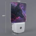 thumbnail image 2 of Sikiie Galactic Wolf Stare Led Night Light, Warm White,Cool White Lights for Bathroom,Hallway,Bedroom, Kids Room-EU, 2 of 7