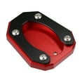 thumbnail image 4 of 1 Set Motorcycle Kickstand Side Stand Plate Pad Aluminum Alloy Red Fit for Kawasaki Zx4rr 2023, 4 of 6