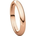 thumbnail image 5 of 3mm Comfort Fit Wedding Band in 14k Rose Gold - Size 9.5, 5 of 9