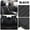 Classic black, variant on Audew General 5-Seat Car Seat Cover Set, Breathable Long-lasting Leather General Fit for SUV Sedan Easy Installation Multiple Color Options