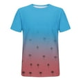 thumbnail image 5 of WAENQINLA Men's Graphic T Shirt Crew Neck Gradient Color Short Sleeve Shirts Hawaii Tropical Palm Tree Print Casual Tees, 5 of 5