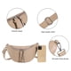thumbnail image 3 of Bolso De Hombro Bolso de pecho para mujer, correa ajustable para el hombro, monedero para niñas de color sólido (caqui), 3 of 9