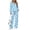 Blue Paw Print Pattern, variant on Navy Polka Dot 2 Piece Outfits for Women Half Zip Pullover Wide Leg Pants with Pockets Fall Winter Tracksuit Cozy Loungewear Casual Travel Vacation Clothing, S