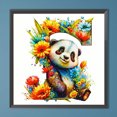 thumbnail image 1 of Pintura de diamante 5D DIY taladro redondo completo Panda S Kit decoración del hogar Hugtrwg Para estrenar, 1 of 9