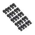 thumbnail image 2 of Roberee Ganchos de Amarre: 25 Ganchos en Forma de J, Ganchos de Amarre de Nailon Negro para Kayak, Cuerda elástica, canoas, Botes, Accesorio, 2 of 5
