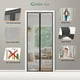 thumbnail image 3 of Window Door Mosquito Net 120x220 cm, Latest Models 2023, Mosquito Repellent Curtain, No Drilling Required - Black, 3 of 4