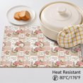 thumbnail image 5 of Placemat, Pioneer Flower Floral Print Pattern Place Mats Table Mat Set Of 2, PVC Washable Placemats for Party Kitchen Dining Decoration, 18x12 Inch, Fade Resistant, 5 of 6