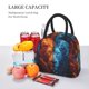 thumbnail image 5 of Fotbe Red And Blue Fire Lion Bolsa de Almuerzo con Estampado, Lonchera Aislada, Contenedor de Comida Reutilizable Tipo Cooler a Prueba de Fugas, 5 of 6