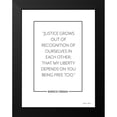 thumbnail image 2 of Ball, Susan 12x14 Black Modern Framed Museum Art Print Titled - Justice Grows, 2 of 5