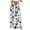 Black, variant on Women Linen Pants Elastic Waisted Drawstring Floral Printed Wide Leg Casual Loose Pockets Pants Light Blue S