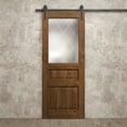 thumbnail image 3 of Modern Barn Door 30 x 96 inches | Ego 5011 Cognac Oak | 6.6FT Rail Track Heavy Hardware Set | Solid Panel Interior Doors, 3 of 5