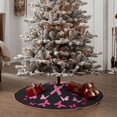 thumbnail image 4 of Sikiie Breast Cancer Nativity Christmas Tree Skirt, Jesus Christian Winter Holiday Tree Mat Decoration(30-48IN)30", 4 of 6