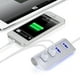 thumbnail image 5 of Alta velocidad Mini 4 puertos azul luz Led USB Hub Splitter potencia de aluminio para Apple Mac Macbook Laptop, 5 of 6