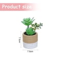 thumbnail image 2 of Mini plantas en macetas suculentas artificiales, pequeños adornos creativos, plantas verdes de plástico, plantas en macetas de simulación, 2 of 5