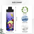 thumbnail image 4 of Alien Invader Zim Sports Insulated Water Bottles Kettle Stainless Steel Portable Cup18OZ For Travel Gym School, 4 of 8
