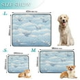 thumbnail image 2 of Washable Pet Pee Pads with Super Absorbent Reusable Training Pads for Dogs & Cats Light Blue Paper Cranes, 2 of 6