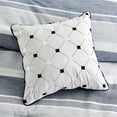 thumbnail image 6 of Chezmoi Collection Cabana 7-Piece Yarn-Dyed Striped Jacquard Comforter Set, 6 of 9