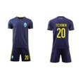 thumbnail image 1 of Nuevo 2021/2022 Kids Soccer Jersey 9 # Berg 11 # Guidetti Football Jerseys Suit Shorts Set-20 Bule-20 BmatwkZeng Bmatwk Jersey, 1 of 2