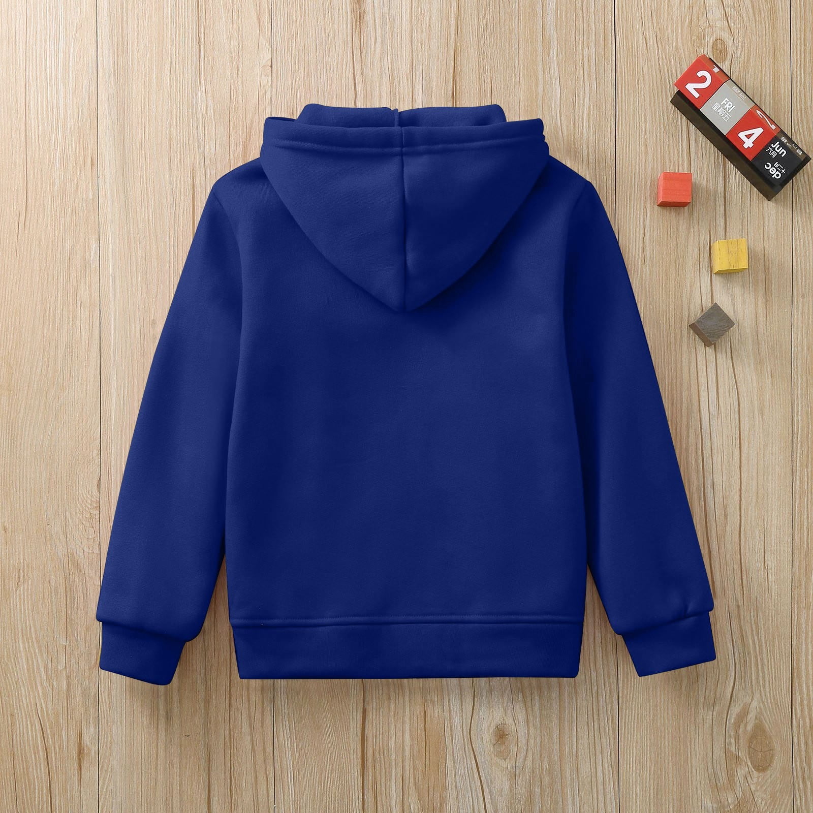 AJIWYH Kids Zip Up Hoodie Set, Girls Boys 2 Piece Tracksuit Athletic Casual Jacket Hooded Sweatsuits & Jogger Sweatpant Clothing Set Blue,3-4 Years