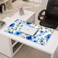 thumbnail image 3 of Long Mouse Pads for Desk,Pioneer Flower Floral Print Pattern Desk Mats on Top Of Desks, Desk Mouse Pad Extra Large with 3mm Non-Slip Base and Stitched Edge for Gaming,Office,Work,Home 31.5"x15.7", 3 of 6