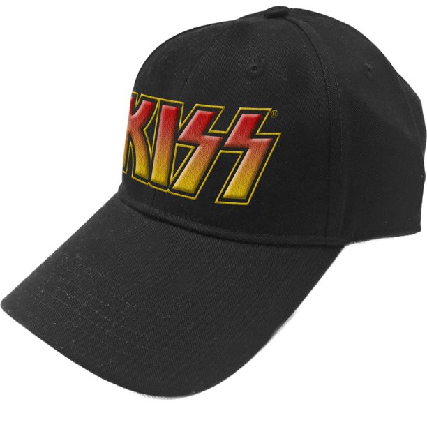 Kiss - Gorra Classic Logotipo para Adultos Unisex (Negro)