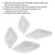 thumbnail image 3 of Exterior Door Handle Bowl Cover Carbon Fiber Trim Fit for Benz G W463 G350 G55 G63 2019‑2020, 3 of 3
