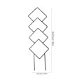 thumbnail image 2 of KAKOWELY 4Ud Soporte De Plantas Trellis Metal Negro Para Plantas En Maceta Y Jardín Interior, 2 of 8