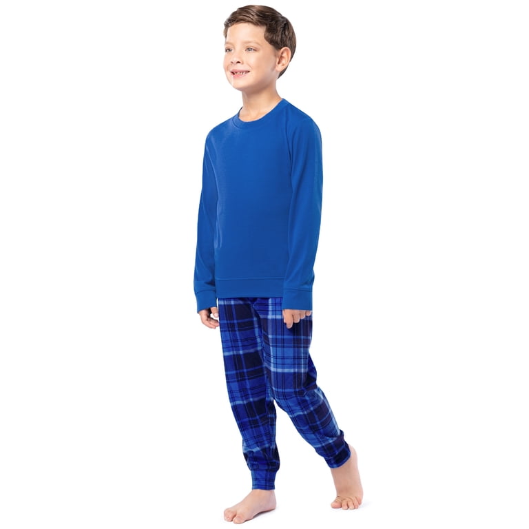 Fruit of the Loom Boys Long Sleeve Jogger Pajama Set photo 6