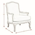 thumbnail image 3 of Picket House Furnishings Regal Accent Chair, Taupe, 3 of 11