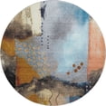 thumbnail image 2 of Addison Rugs Mayfield Premium Machine Washable Transitional Modern Copper Round Rug, 8' x 8', 2 of 6