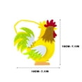 thumbnail image 2 of Nmdmisc Nursery Storage Solution Non-Woven Hand Storage Basket Rooster Shape Easter Bunny Basket Bag for Boys and Girls Modern Storage Basket for Toys -C, 2 of 3