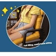 thumbnail image 2 of Ginger yellow Memory Foam Chair Cushions for Dining Chair, Comfortable Kitchen Chair Pad, Removable Slip Resistant Seat Cushion, 2 of 5