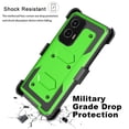 thumbnail image 6 of eBizWare Moto G Stylus 5G 2024 Case, with [Built-in Screen Protector] and Belt Clip Holster, Shockproof Heavy Duty Protective Kickstand Phone Case Cover for Motorola Moto G Stylus 5G 2024 - Green, 6 of 9