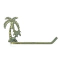 thumbnail image 4 of handcrafted nautical decor palm tree wall mounted toilet paper holder, 4 of 7