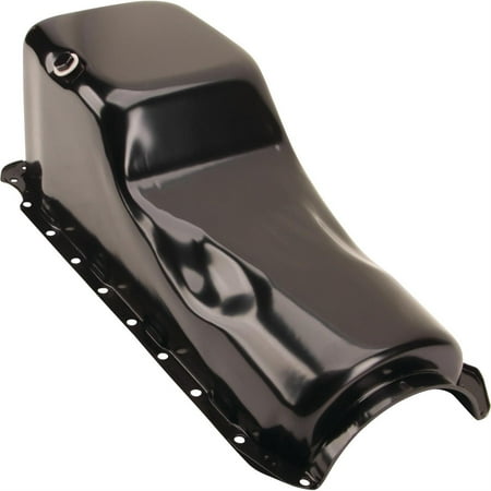 Chevy Roll Pan - 1965-90 Big Block Chevy 396-454 Oil Pan, Black, 4 Quart