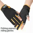 thumbnail image 2 of Half Finger Cycling Gloves for Men & Women - Shockproof Gel Pad, Summer Sports Fitness Gloves for Gym, MTB, Bike Riding, 2 of 5