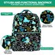 thumbnail image 3 of Mochila Dinosaurio Decorably de 42 cm para Niños de 3 a 5 Años con Parches, 3 of 6