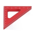 thumbnail image 3 of Triángulos para carpintería, regla triangular para carpintería en pulgadas, herramientas de medición métricas, cuadrado triangular para carpintería, diseño fácil de usar, 3 of 8