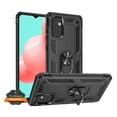 thumbnail image 3 of Case for Samsung Galaxy A02S Hybrid Durable 360 Degree Rotatable Ring Stand Holder Kickstand Fit Magnetic Car Mount Phone Cover for Galaxy A02S by Xpm - Gray, 3 of 7