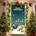thumbnail image 4 of ToyKingdee Christmas Door Cover - Santa Claus Holiday Banner for Party Decoration, 4 of 6