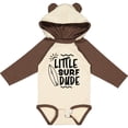 thumbnail image 3 of Inktastic Little Surf Dude with Surfboard Boys Long Sleeve Baby Bodysuit, 3 of 5