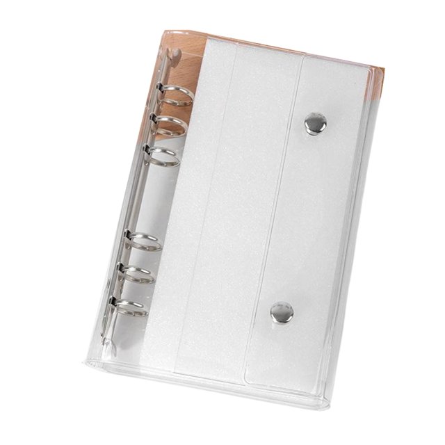 Maoww Sticker Book, Clear Clear Book, Tear-Off Item Organization, Versatile, Durable, To Use, Ideal For Office, Home High transparency-A6